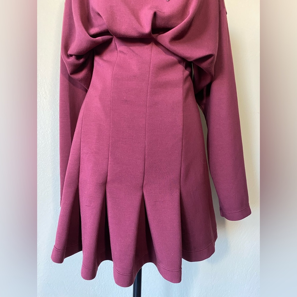 Halara spacertek drawstring dropped shoulder pleated skirt dress medium active - Picture 3 of 6